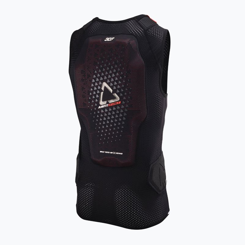 Vyriški dviratininkų marškinėliai su apsaugomis Leatt 3DF AirFit Evo Back Protector black 2