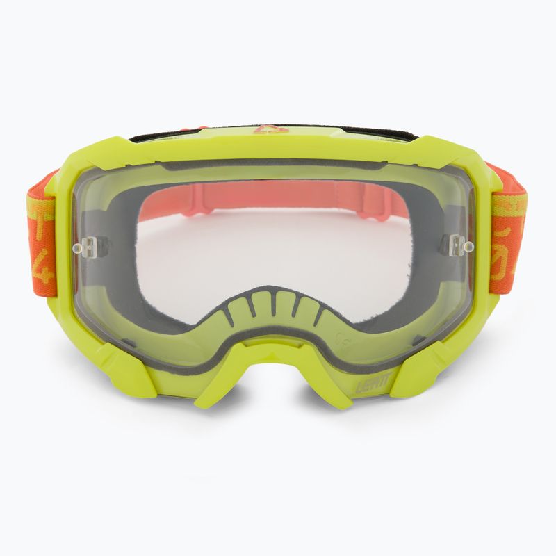Dviračių akiniai Leatt Velocity 4.5 citrus/clear 2