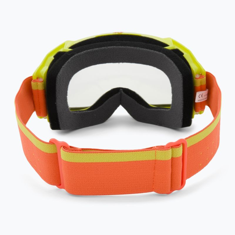 Dviračių akiniai Leatt Velocity 4.5 citrus/clear 3