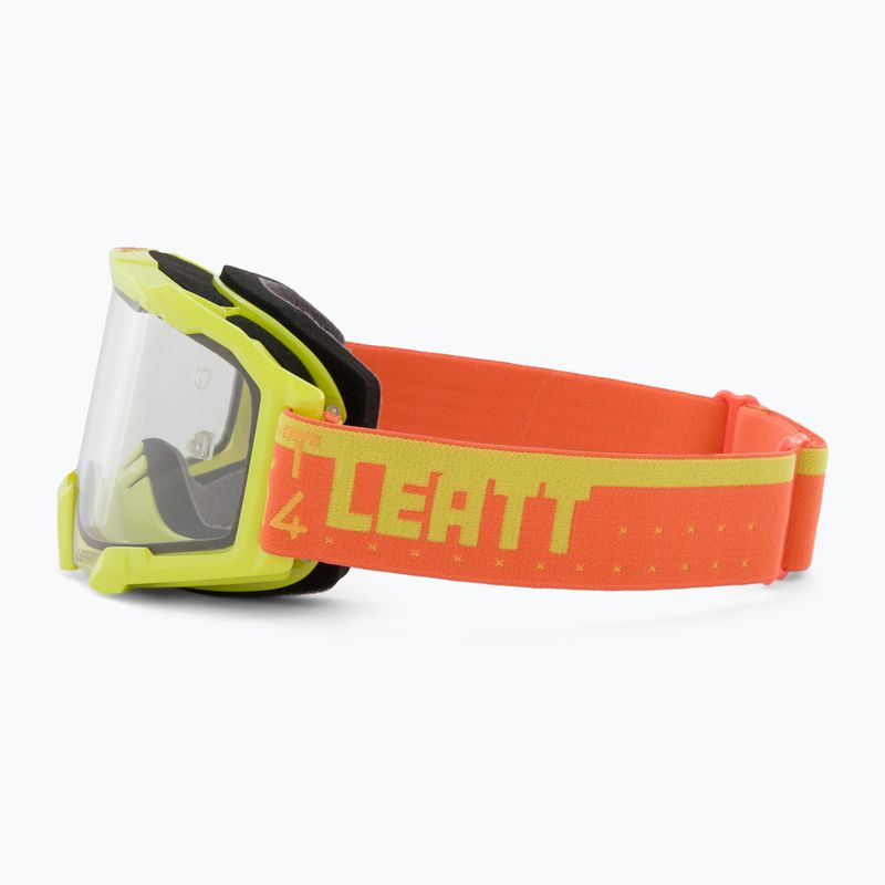 Dviračių akiniai Leatt Velocity 4.5 citrus/clear 4