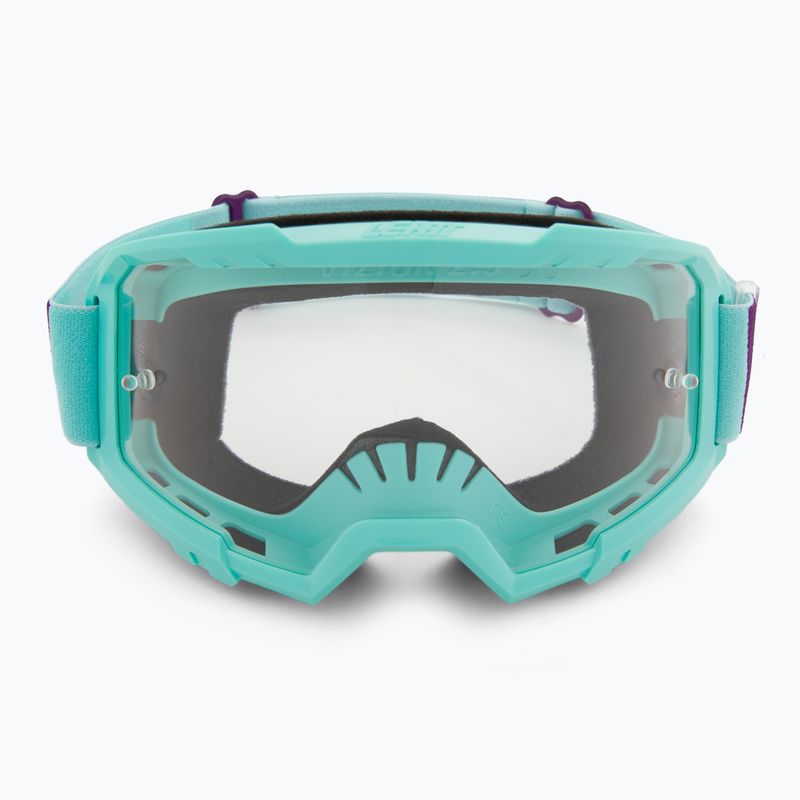 Dviračių akiniai Leatt Vizion 2.5 aqua/clear 2
