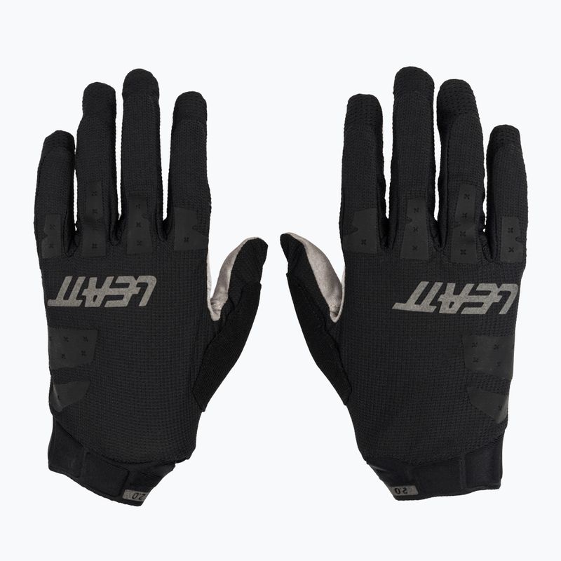 Vyriškos dviračių pirštinės Leatt MTB 2.0 X-Flow 6025105581 stealth 2