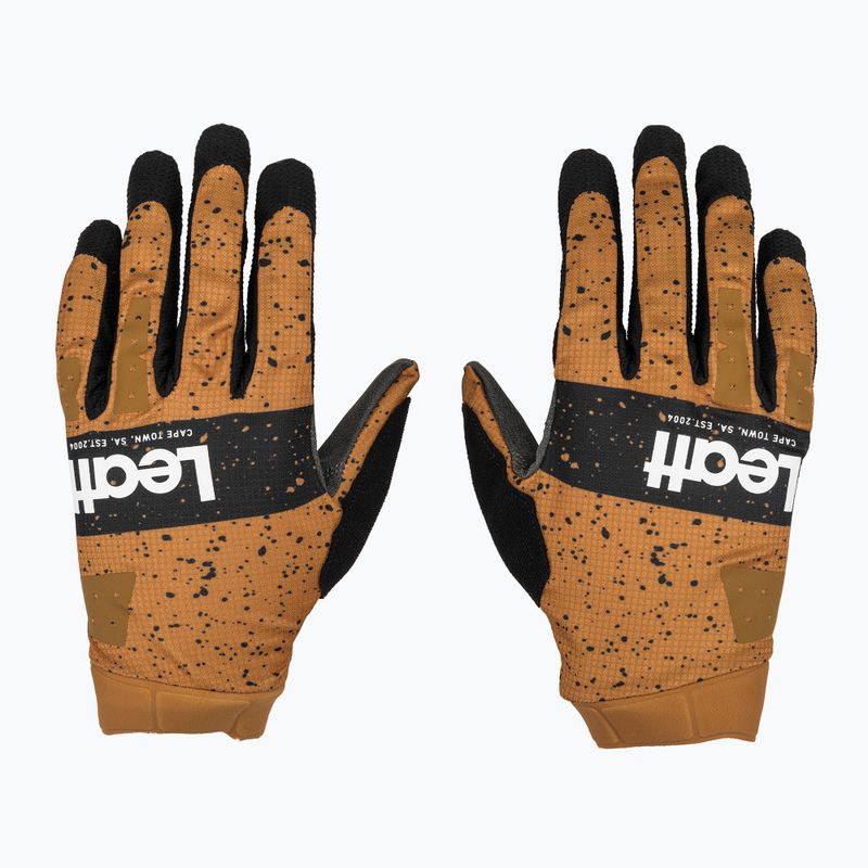 Vyriškos dviračio pirštinės Leatt MTB 1.0 GripR rust 2
