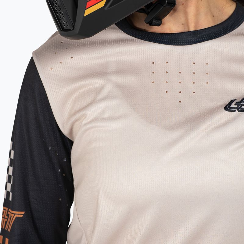 Moteriški dviračių marškinėliai ilgomis rankovėmis Leatt MTB Enduro 4.0 W cream 4
