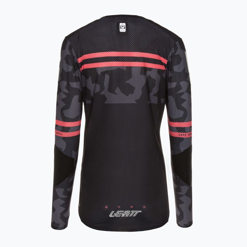 Moteriški dviračių marškinėliai ilgomis rankovėmis Leatt MTB Gravity 4.0 W black 2