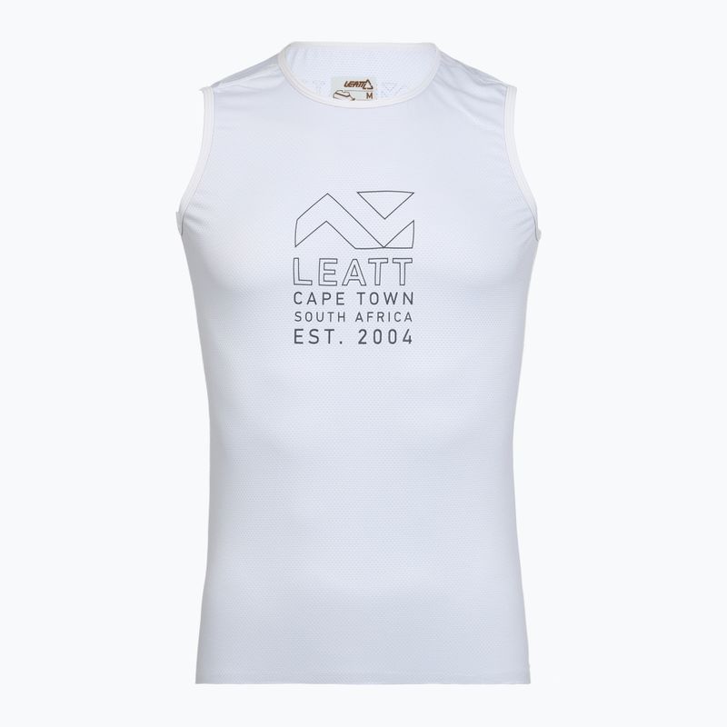 Vyriški dviračių marškinėliai Leatt Sleeveless Base white