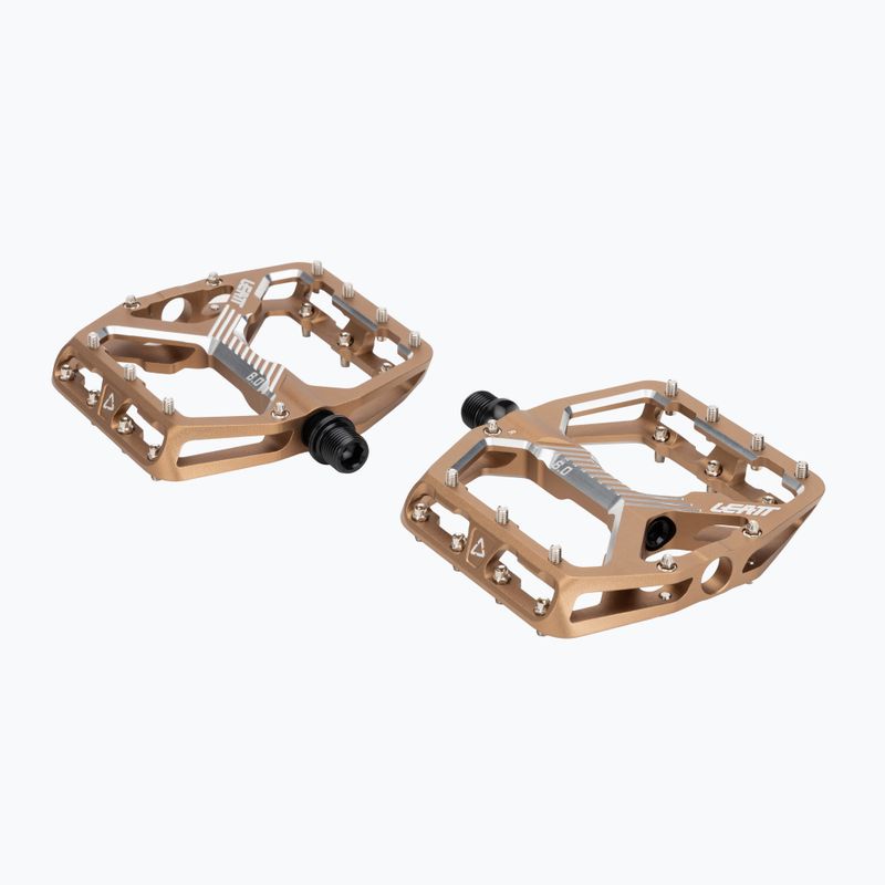 Dviračių pedalai Leatt AllMnt 6.0 Flat frost bronze 2
