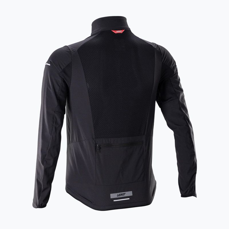 Vyriška dviratininko striukė Leatt MTB WindBlock 2.0 black 2