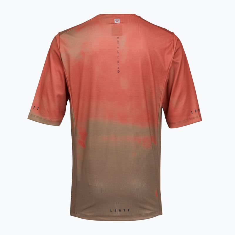 Vyriški dviračių marškinėliai Leatt MTB Gravity 4.0 dusty red 2