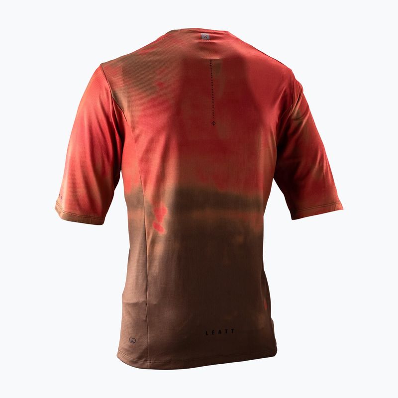 Vyriški dviračių marškinėliai Leatt MTB Gravity 4.0 dusty red 2