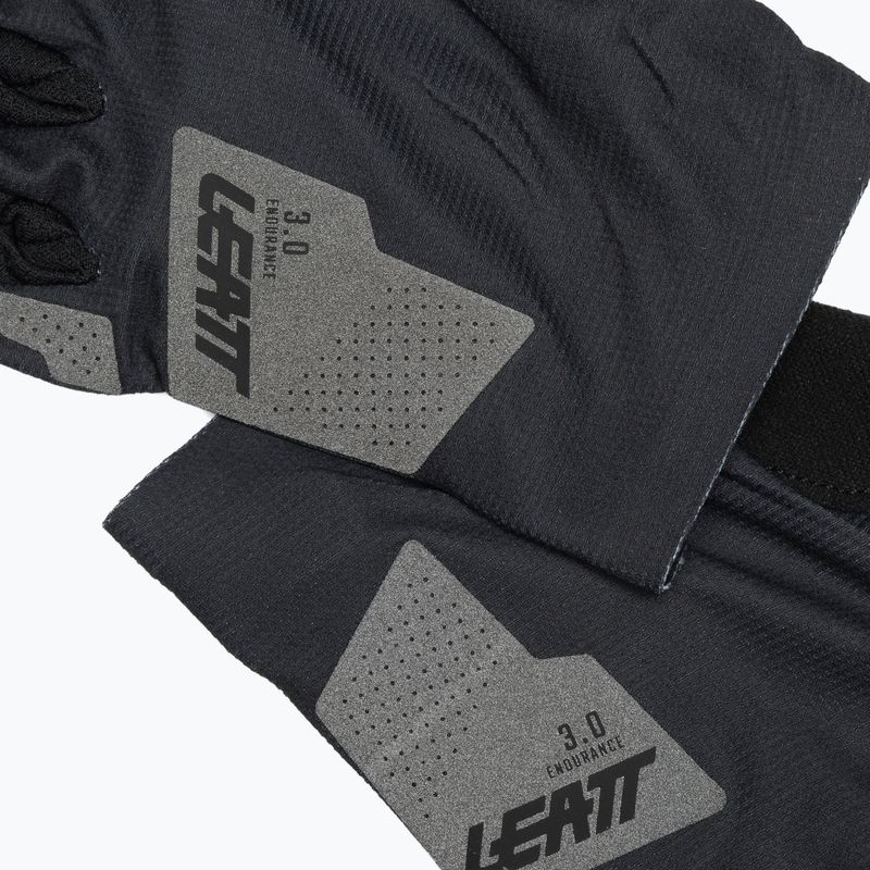 Vyriškos dviračių pirštinės Leatt MTB 3.0 Endurance stealth black/grey 4