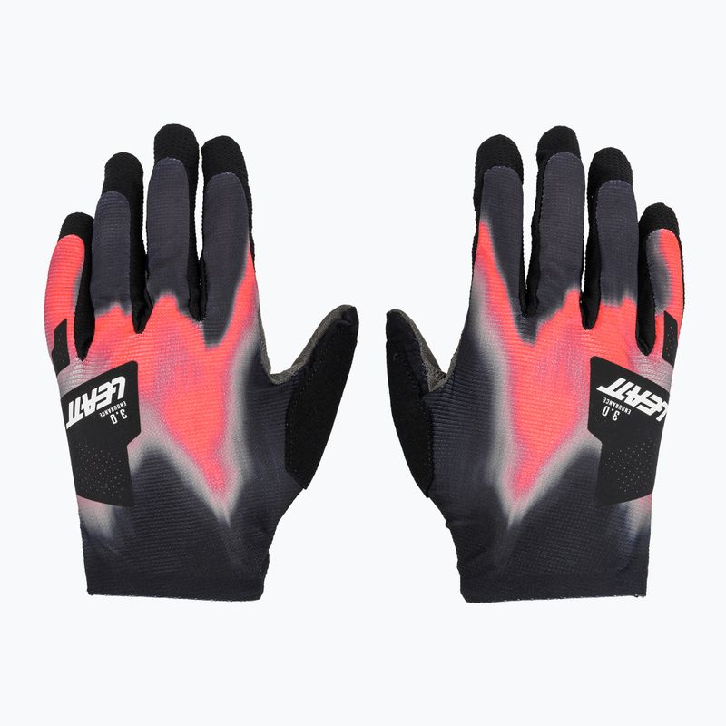 Vyriškos dviračių pirštinės Leatt MTB 3.0 Endurance heatmap red 2