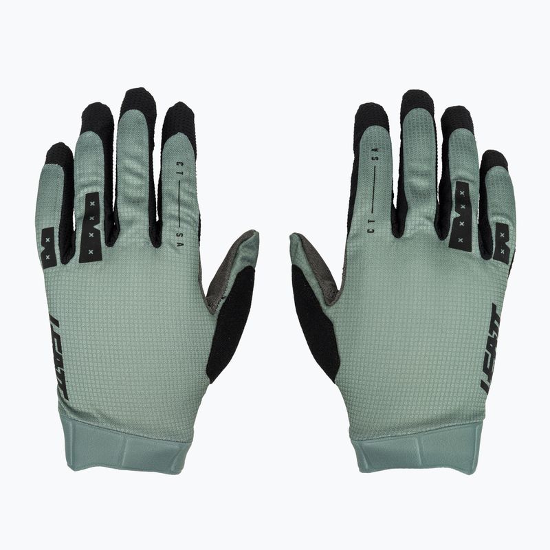 Vyriškos dviračių pirštinės Leatt MTB 1.0 GripR mist green 2