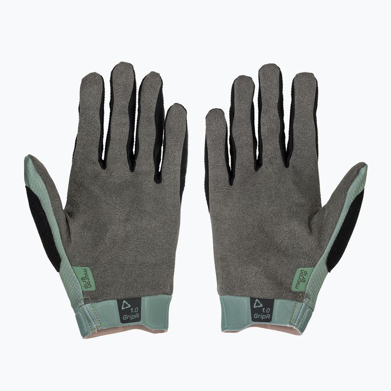 Vyriškos dviračių pirštinės Leatt MTB 1.0 GripR mist green 3