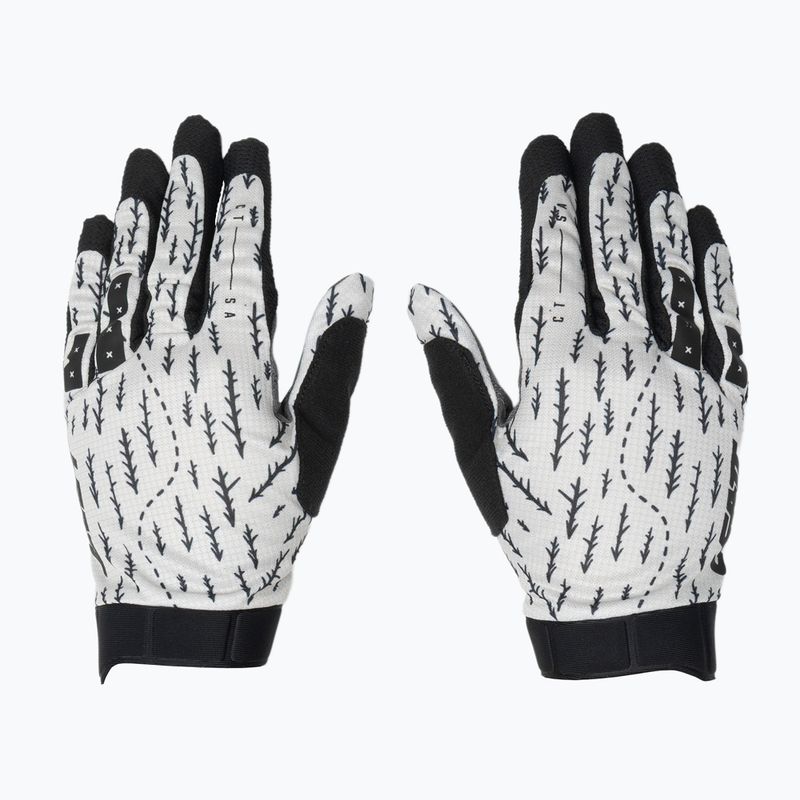 Vyriškos dviračių pirštinės Leatt MTB 1.0 GripR trails white 2