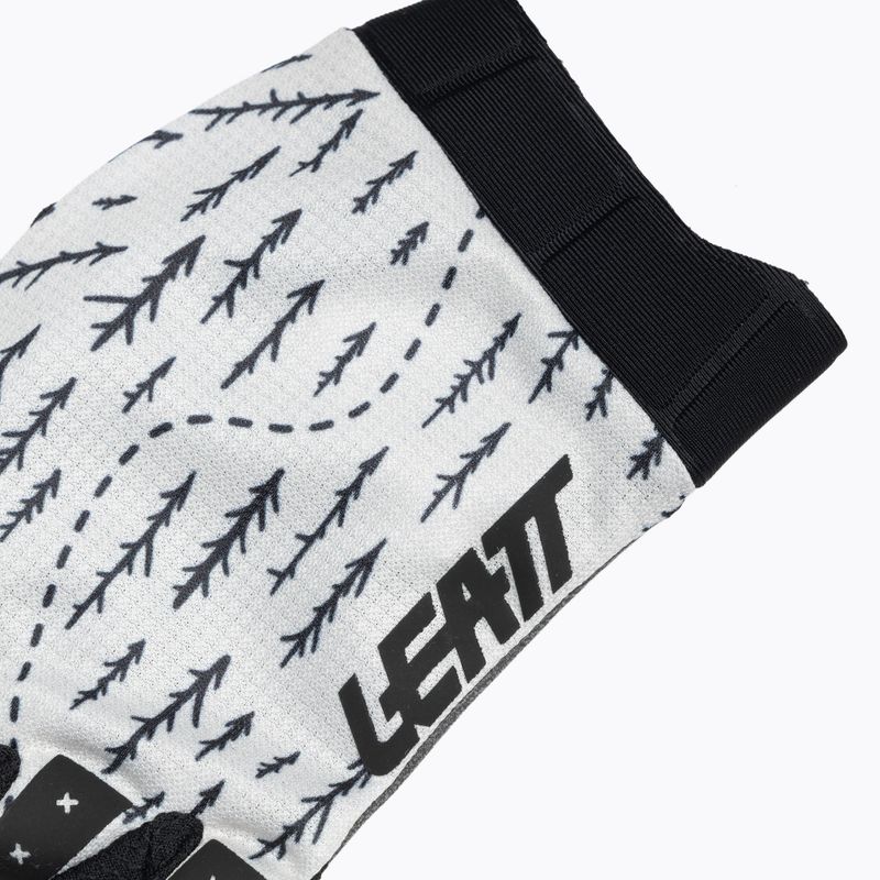 Vyriškos dviračių pirštinės Leatt MTB 1.0 GripR trails white 4