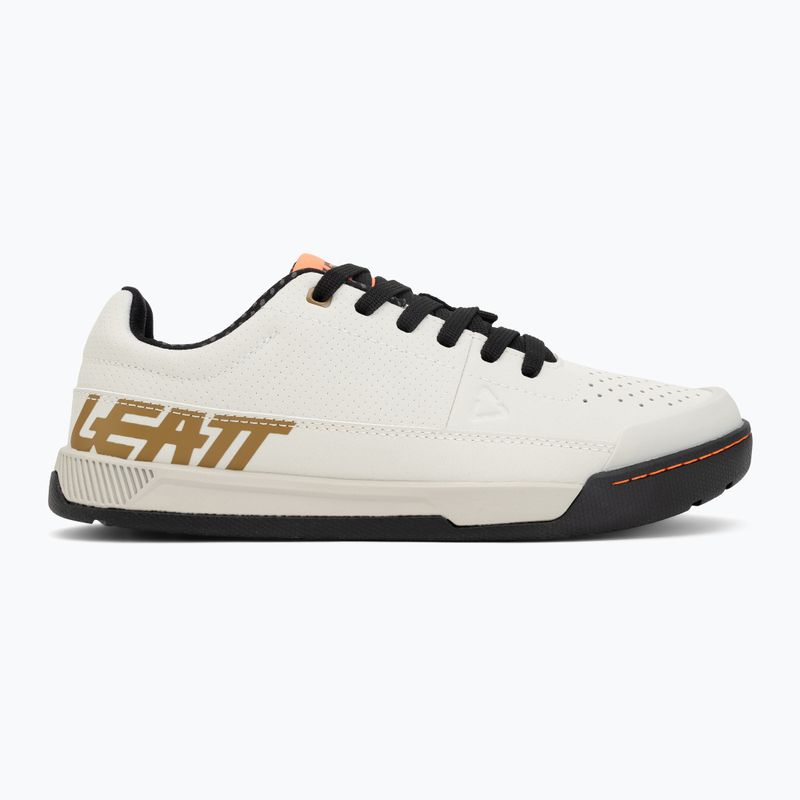 Vyriški platforminiai dviračių batai Leatt Flat 2.0 cream white 2