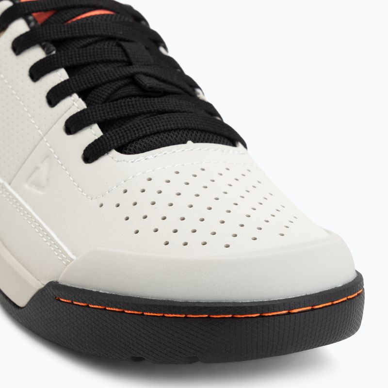 Vyriški platforminiai dviračių batai Leatt Flat 2.0 cream white 7