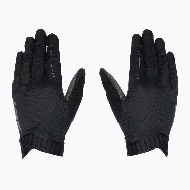Moteriškos dviračių pirštinės Leatt MTB 1.0 GripR stealth 2