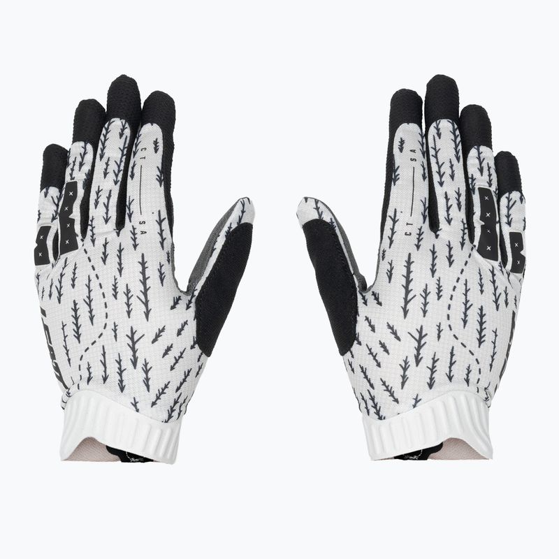 Moteriškos dviračių pirštinės Leatt MTB 1.0 GripR trails white 2