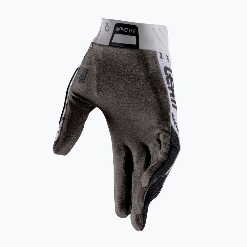 Moteriškos dviračių pirštinės Leatt MTB 1.0 GripR trails white 3