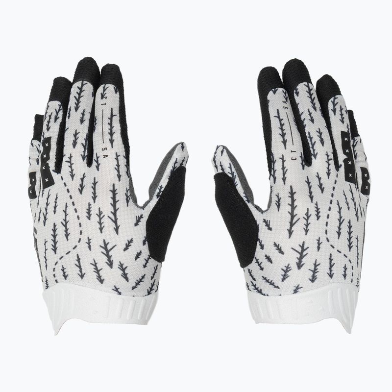 Vaikiškos dviračių pirštinės Leatt MTB 1.0 GripR Jr trails white 2