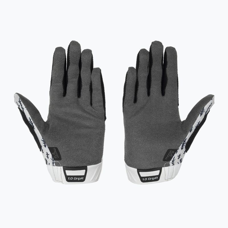 Vaikiškos dviračių pirštinės Leatt MTB 1.0 GripR Jr trails white 3