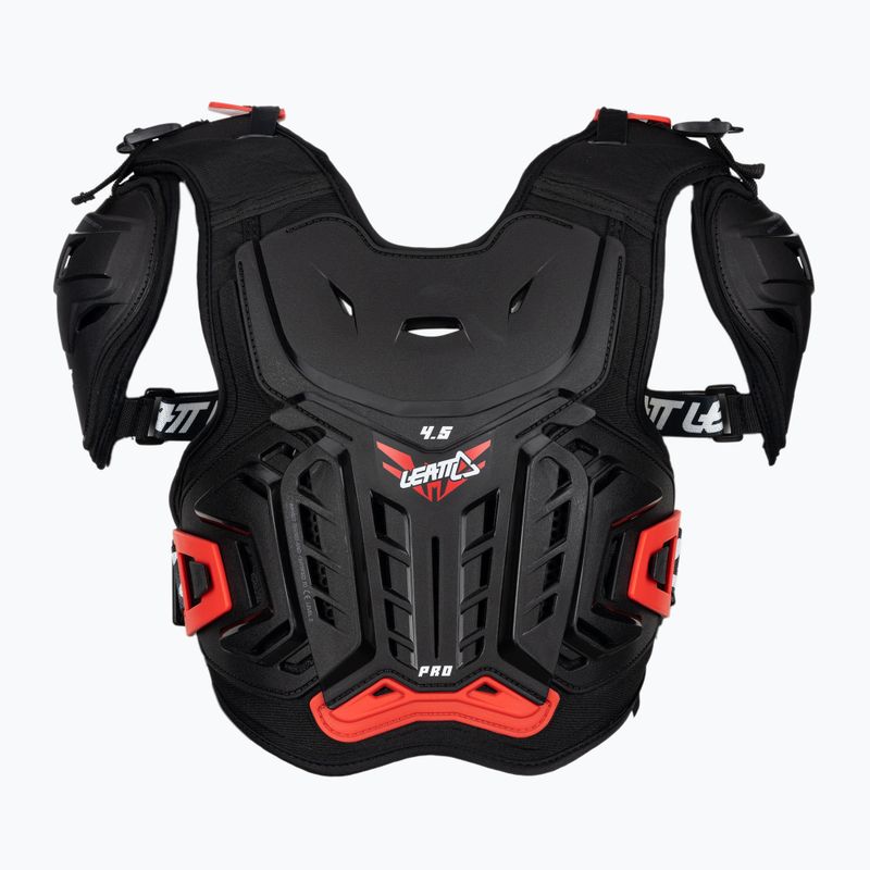 Leatt 4.5 Pro vaikiško dviračio buferis juodas/raudonas 5017120130