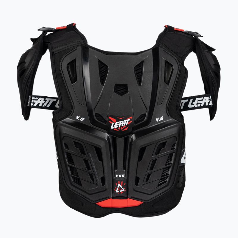 Leatt 4.5 Pro vaikiško dviračio buferis juodas/raudonas 5017120130 2