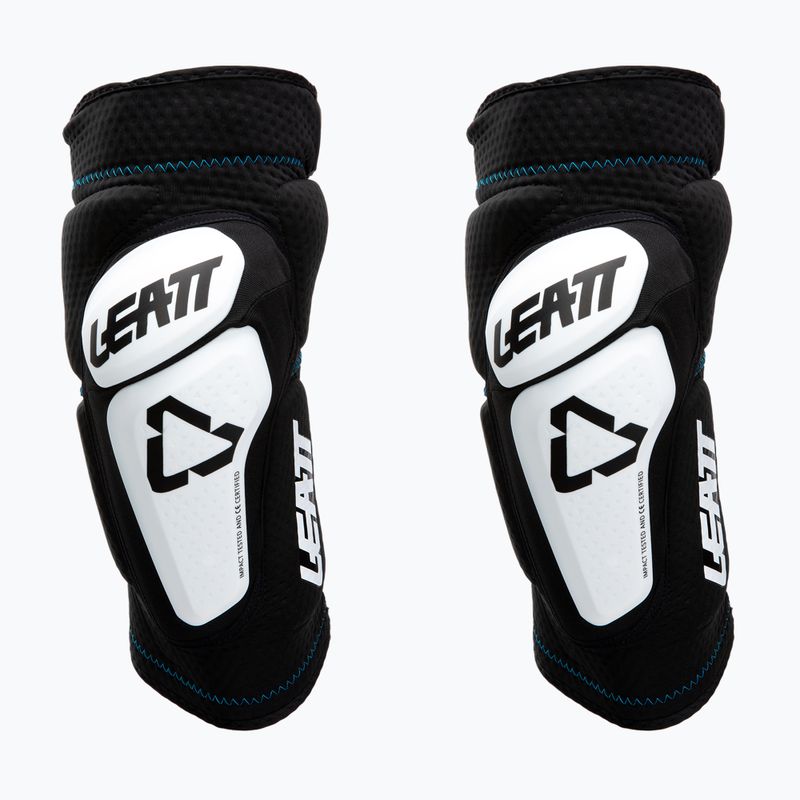Leatt 3DF 6.0 dviračių kelių apsaugos juoda ir balta 5018400490