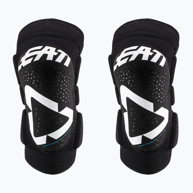 Vaikiškos dviračio kelių apsaugos Leatt 3DF 5.0 Mini white/black