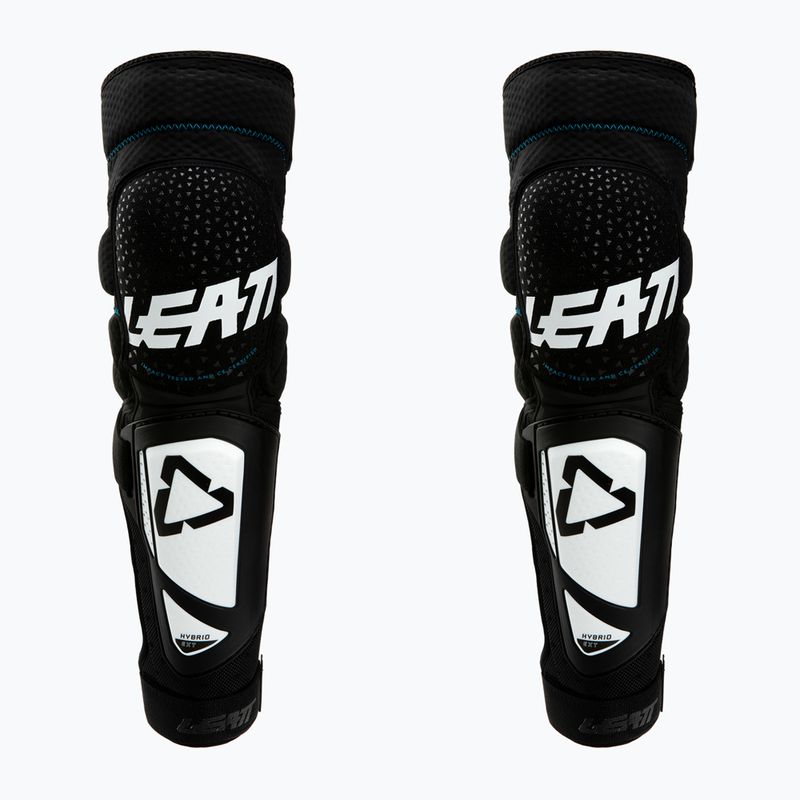 Leatt 3DF Hybrid EXT dviračių kelių apsaugos juoda ir balta 5019400740