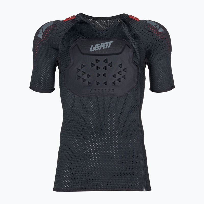 Leatt Airflex SS dviratininko marškinėliai su apsaugomis juodi 5020004240