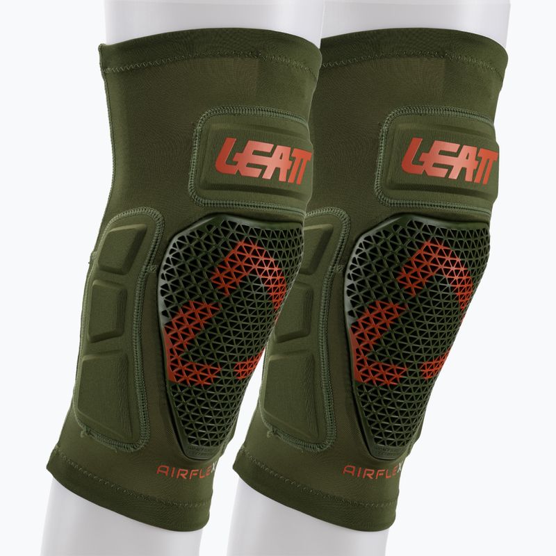 Leatt AirFlex Pro žalios dviračių kelių apsaugos 5020004300