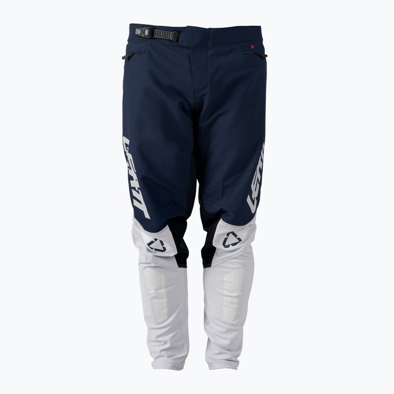 Leatt MTB 4.0 vyriškos dviratininkų kelnės mėlyna ir balta 5021110920