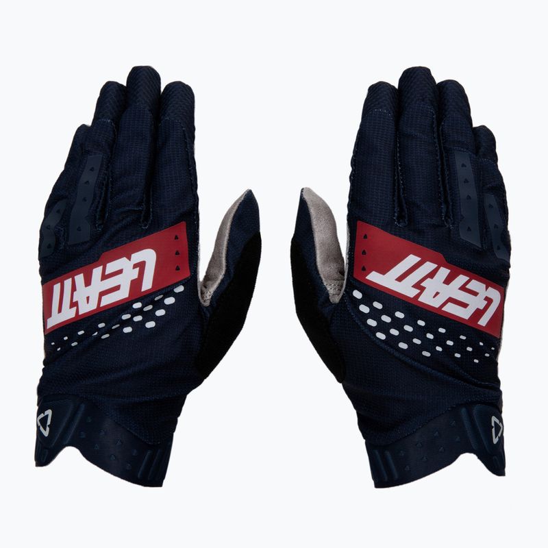 Leatt MTB 2.0 X-Flow vyriškos dviratininkų pirštinės tamsiai mėlynos 6021080280 3