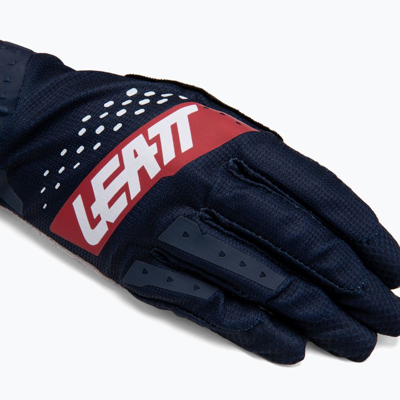 Leatt MTB 2.0 X-Flow vyriškos dviratininkų pirštinės tamsiai mėlynos 6021080280 4