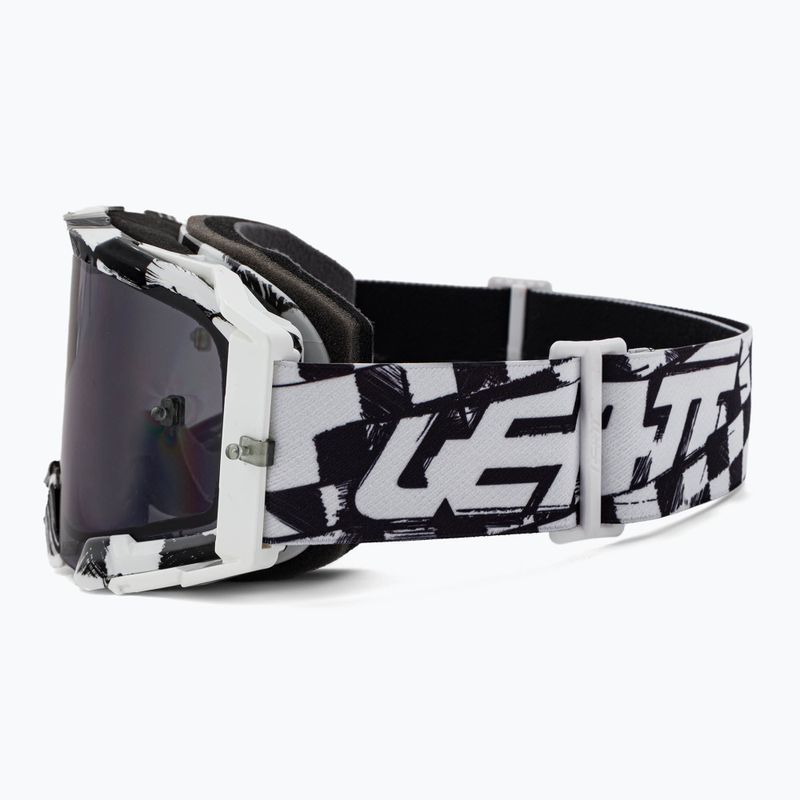 Leatt Velocity 5.5 checker/smoke dviratininkų akiniai 8022010350 4