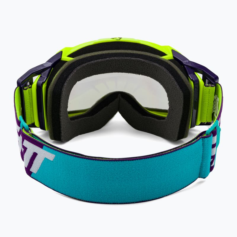 Leatt Velocity 5.5 neoninės geltonos/šviesiai pilkos spalvos dviratininko akiniai 8022010380 3