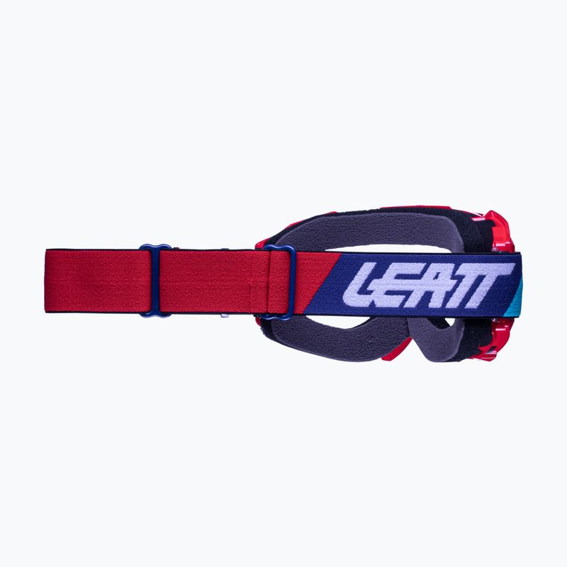 Leatt Velocity 4.5 v22 raudoni/skaidrūs dviratininkų akiniai 8022010510 7