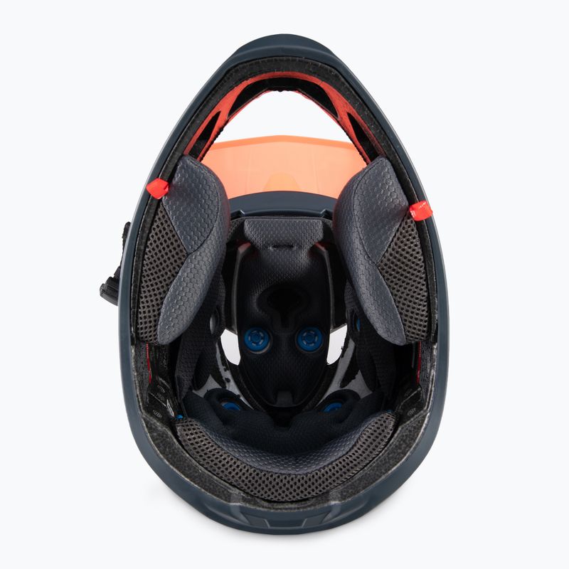 Leatt MTB 4.0 Gravity V22 dviratininko šalmas oranžinis/juodas 1022070512 5