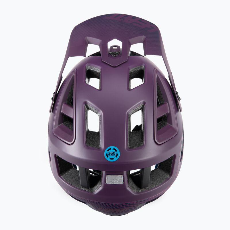 Leatt MTB 3.0 Allmtn V22 dviratininko šalmas tamsiai mėlynas 1022070660 6