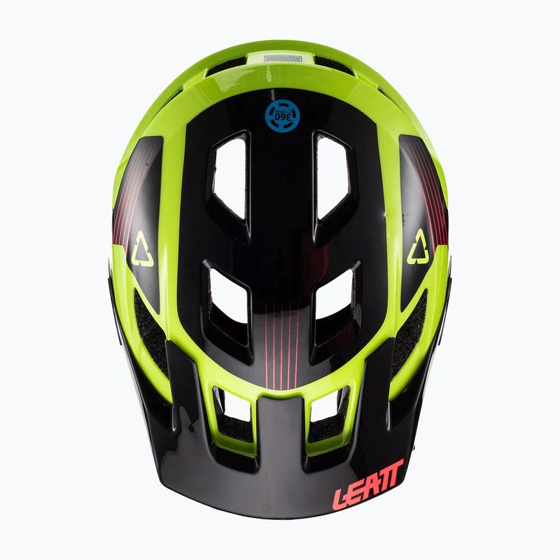 Vaikiškas dviračių šalmas Leatt MTB AllMtn 1.0 V22 Jr lime 5