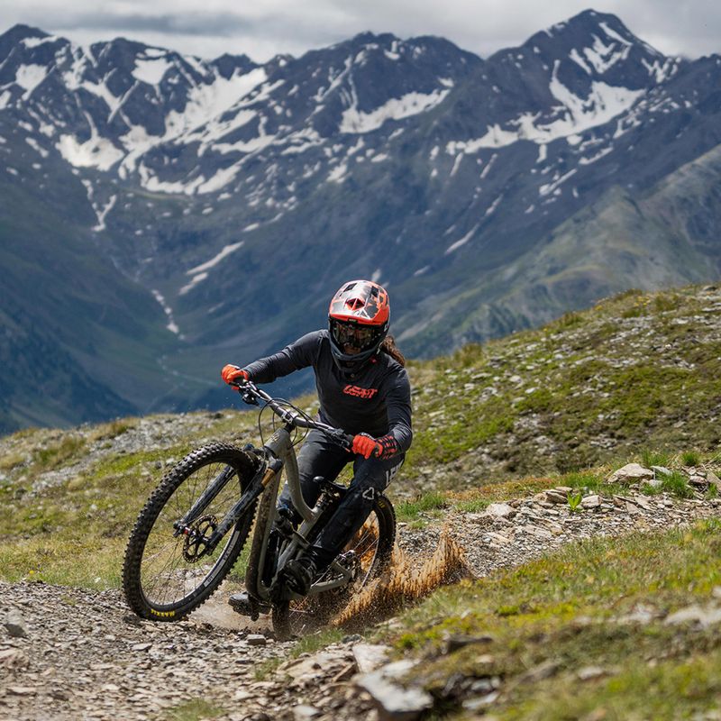 Leatt MTB Gravity 2.0 moteriški dviratininkų marškinėliai juodi 5022080650 6
