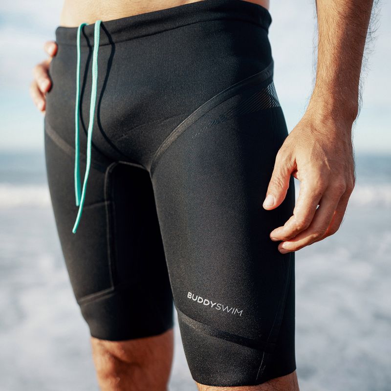 Neopreno šortai BuddySwim Floating Trilaminate Warmth 5/3 mm black 5