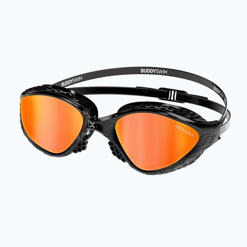 Plaukimo akiniai BuddySwim OzeanX Mirror black / orange
