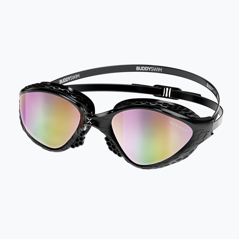 Plaukimo akiniai BuddySwim OzeanX Mirror black / iridium