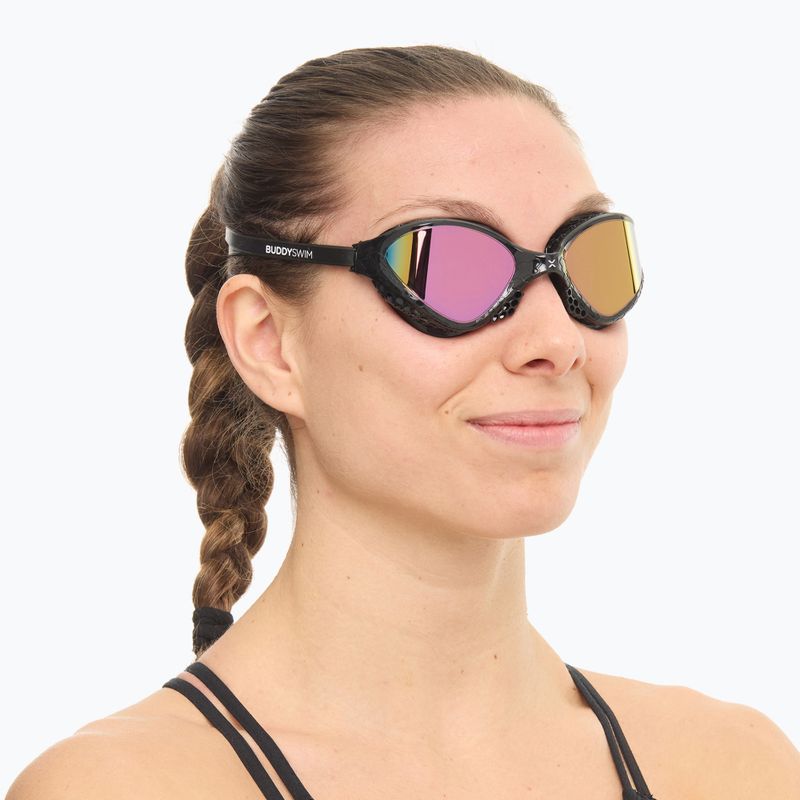 Plaukimo akiniai BuddySwim OzeanX Mirror black / iridium 2