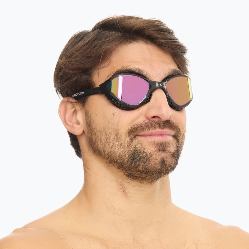 Plaukimo akiniai BuddySwim OzeanX Mirror black / iridium 3
