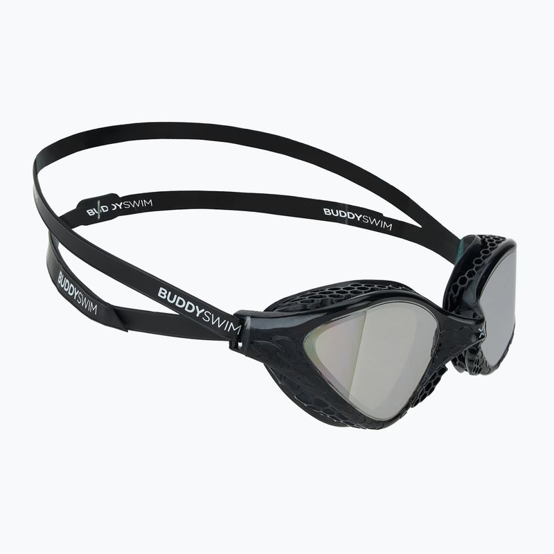 Plaukimo akiniai BuddySwim OzeanX Mirror black / silver